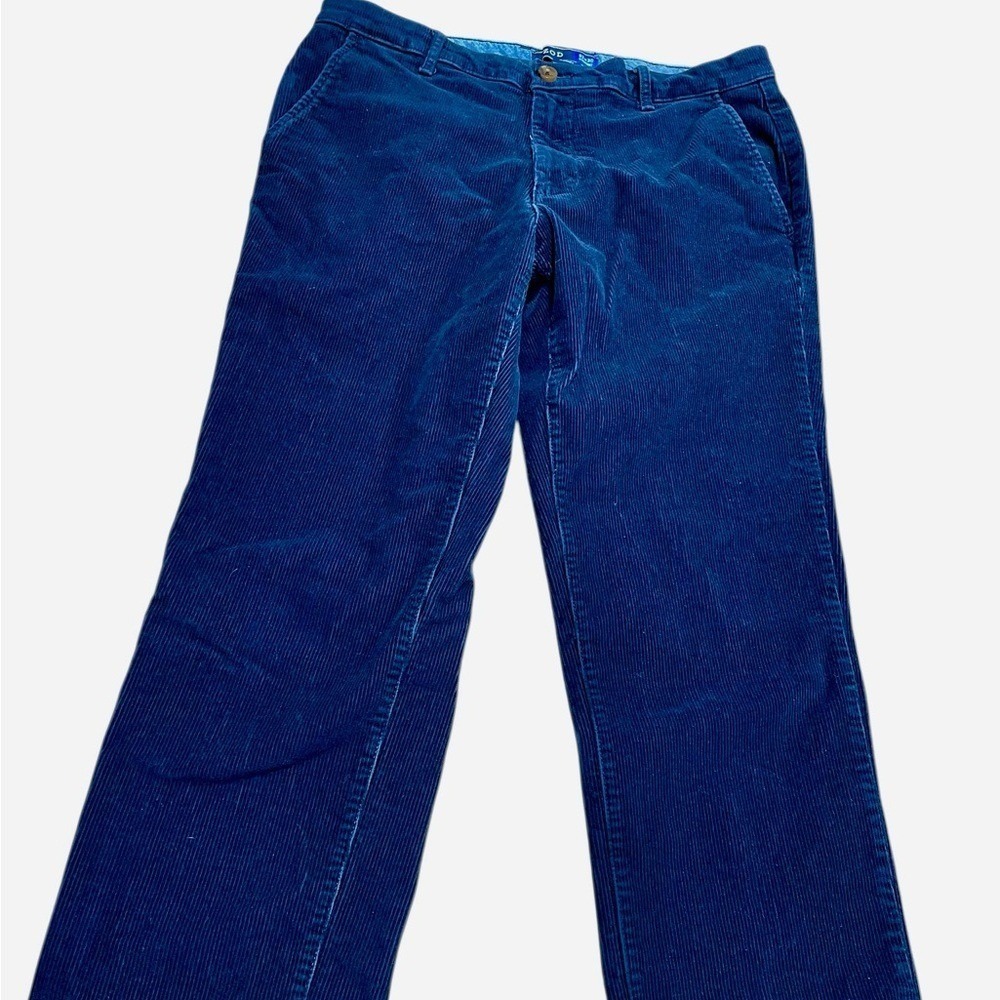 Izod Men's Navy‎ Corduroy Jeans - Picture 2 of 7